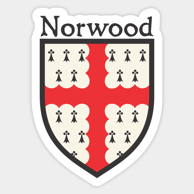 Original Norwood Crest 1231 Sticker by Norwood Designs